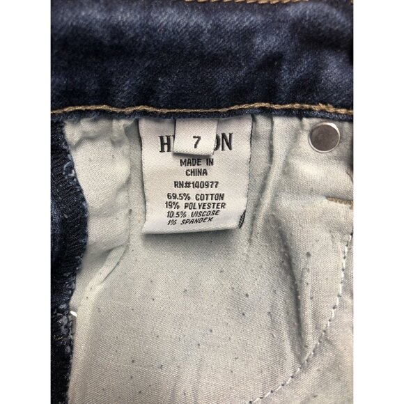 Hudson Size 7 Back Flap Blue Jeans - Picture 5 of 5